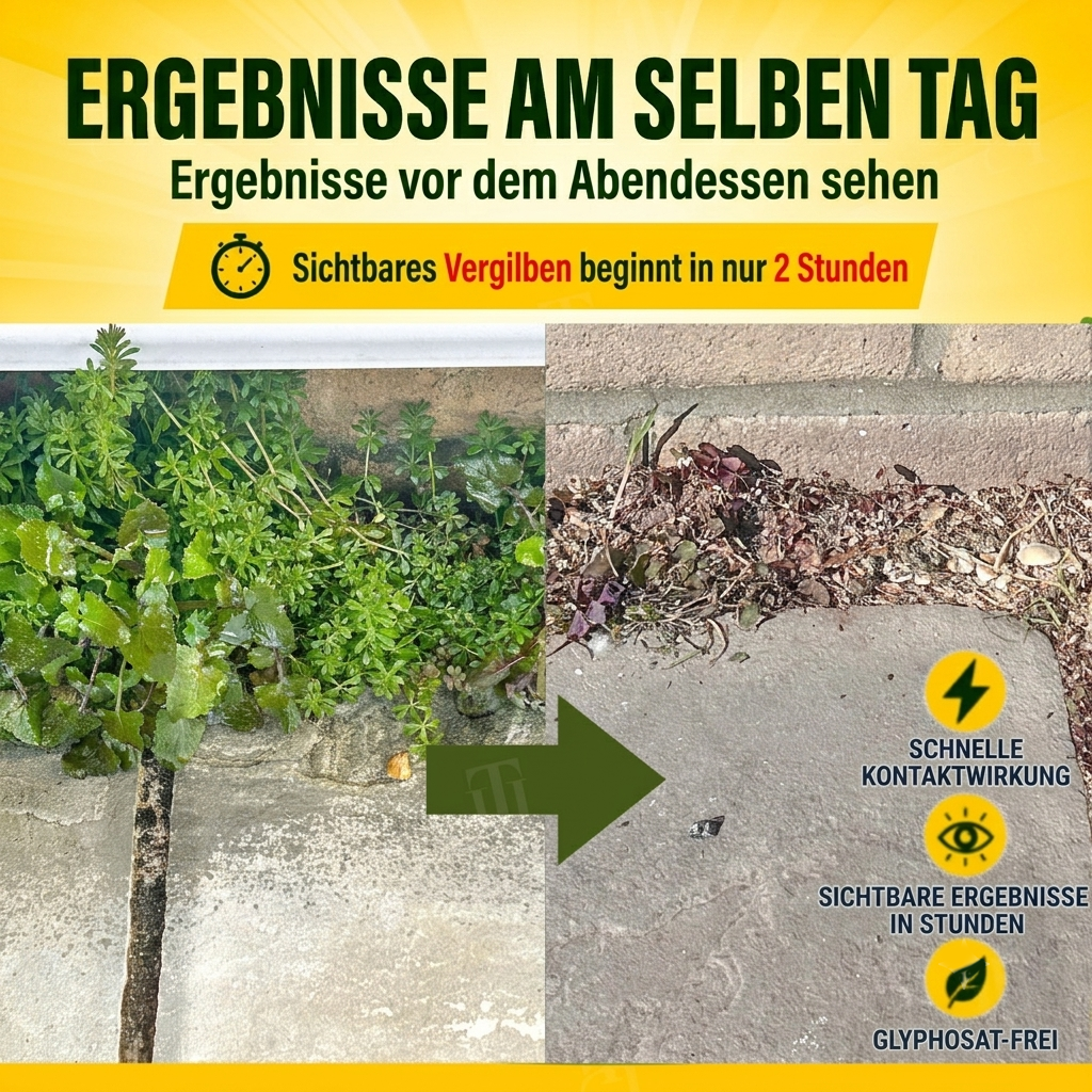 Weedora Pro™ – Schnellwirkender Unkrautvernichter für Gartenflächen